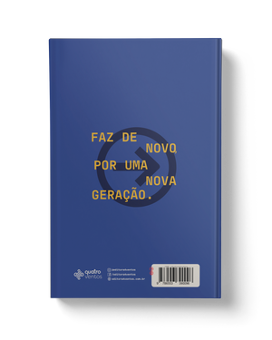 Capa da Bíblia THE SEND, edição azul, NAA — Editora 4 Ventos