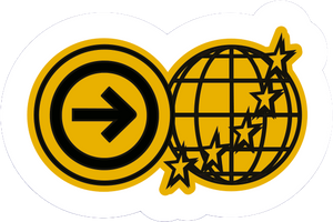 Cartela de stickers do movimento THE SEND — Editora 4 Ventos