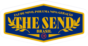 Cartela de stickers do movimento THE SEND — Editora 4 Ventos