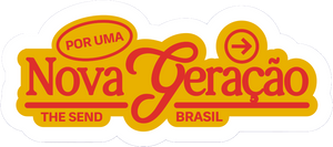Cartela de stickers do movimento THE SEND — Editora 4 Ventos